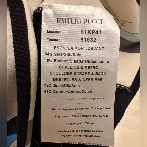 Authentic Pucci silk tank top, Italian size 36, US size 8, mint condition - Picture 2 of 3